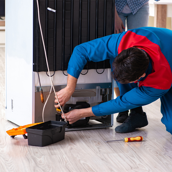 how much do you charge for refrigerator repair services in Albion